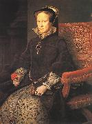 MOR VAN DASHORST, Anthonis Portrait of Mary, Queen of England gg oil on canvas
